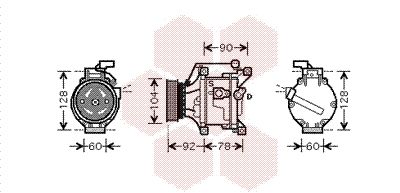 VAN WEZEL Kompressor,kliimaseade 5300K446